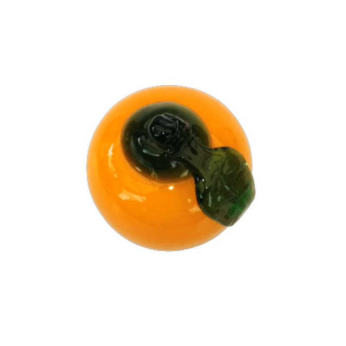 Orange Art Glass Large Orange Lifelike