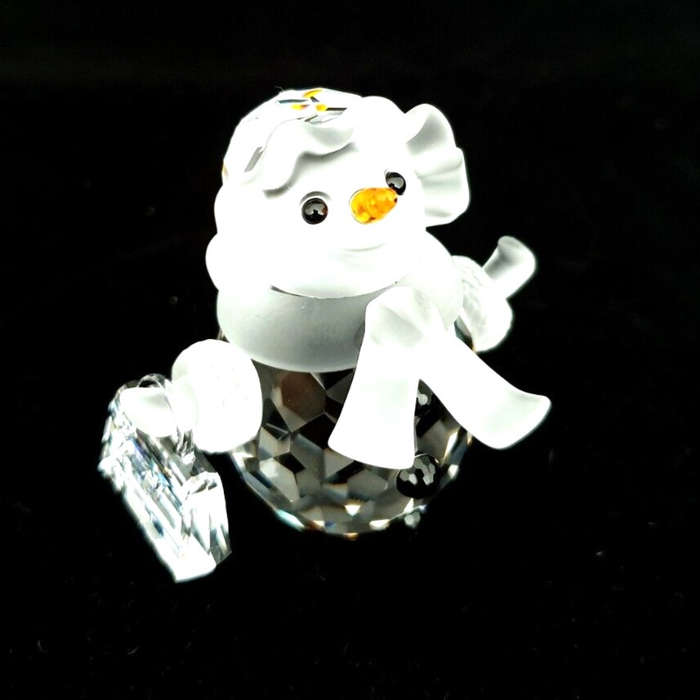 Swarovski Crystal Snowman Snowoman Christmas Cheerful Times