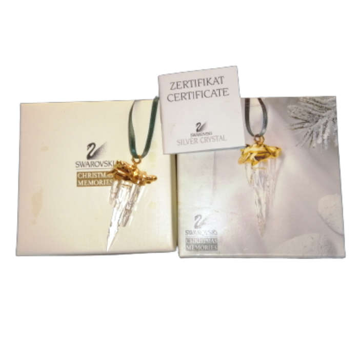 Swarovski Crystal Christmas Memories Ornaments Icicle