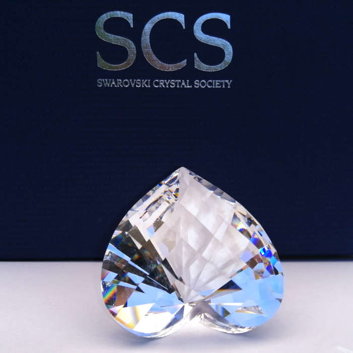 Swarovski Silver Crystal Stunning Diamond Heart