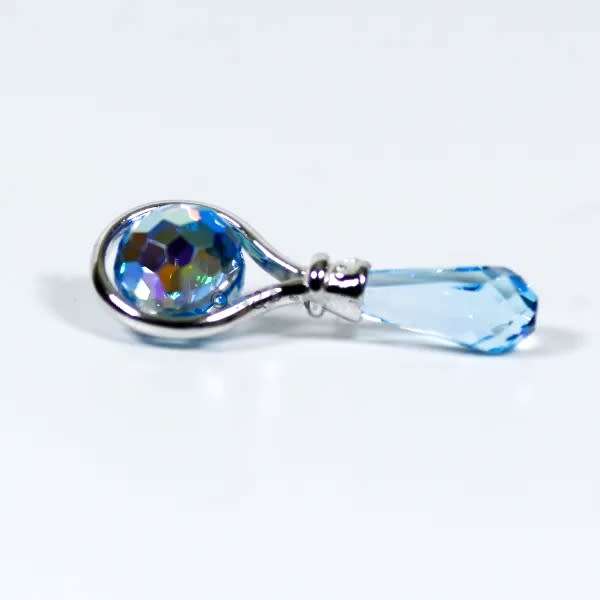 Swarovski Baby Boy Set Aquamarine Rhodium - My First Years Memories