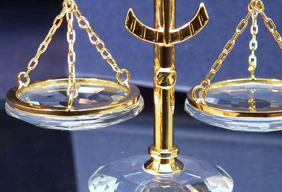 Swarovski Crystal Memories Balance Scale, a component of the Times Past Collection