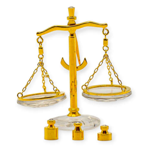 Swarovski Crystal Memories Balance Scale, a component of the Times Past Collection