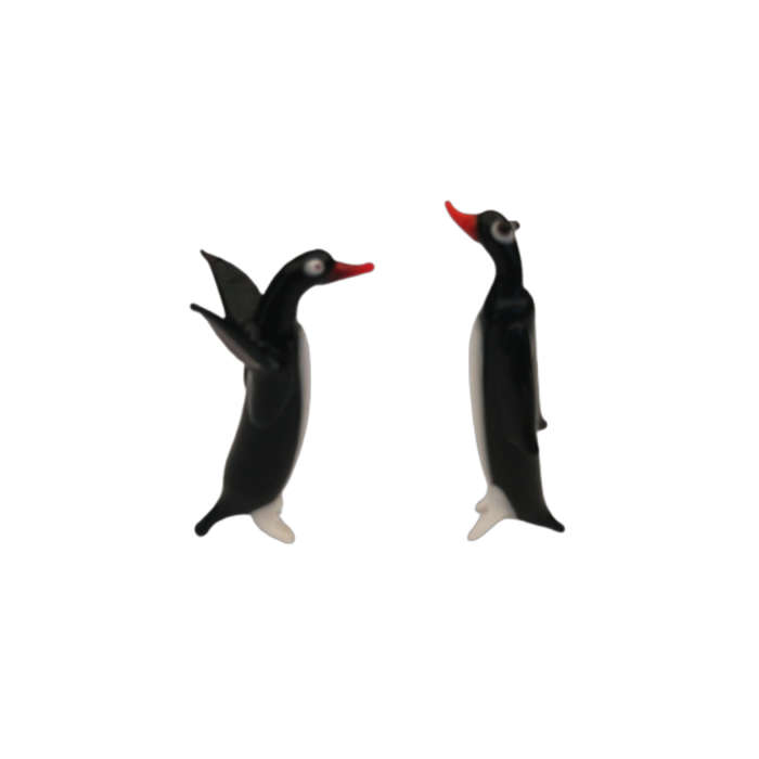 Mid-Century Whimsical Miniature Pair of Penguins