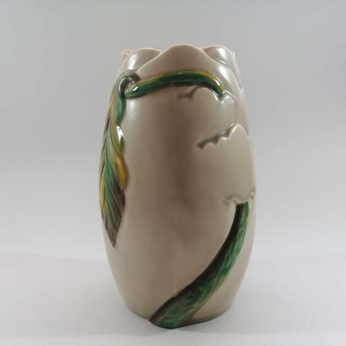 Clarice Cliff Art Deco Hand Painted Chestnut Vase