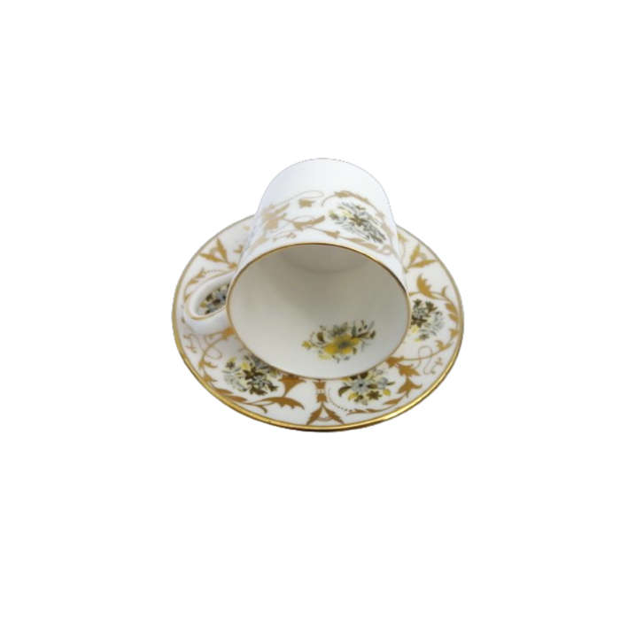Royal Crown Derby Demitasse Duo Grosvenor with Gold Accents