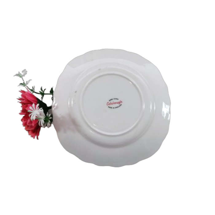 Cololough Pink Plate Fine Bone China England