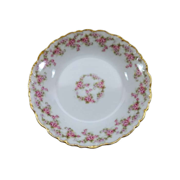 Limoges Elite Bridal Rose Bone China Dish