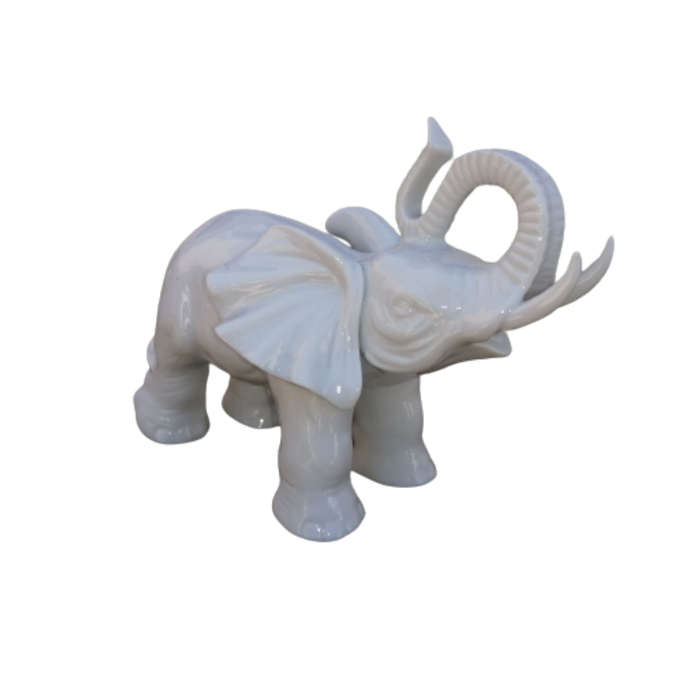 White Porcelain Elephant Possibly Goebel