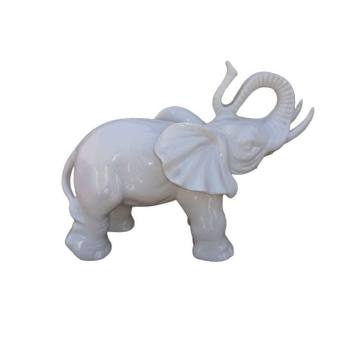 White Porcelain Elephant Possibly Goebel