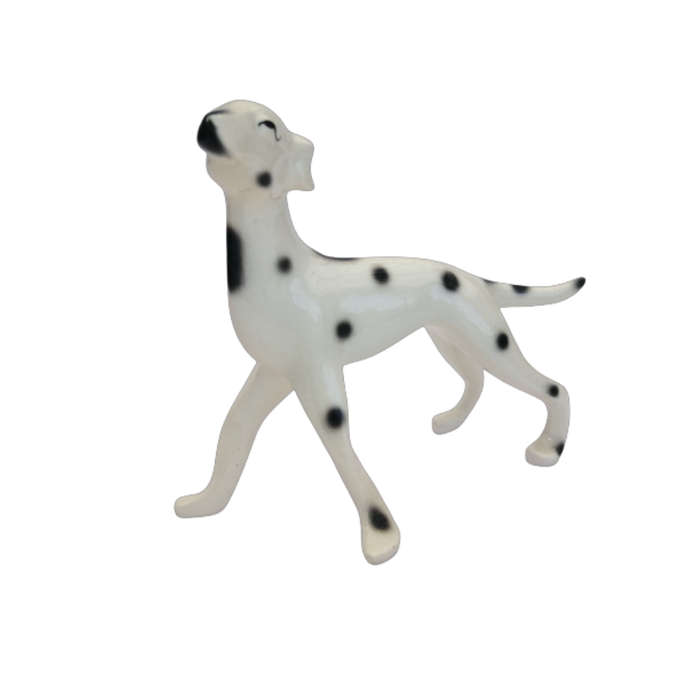 Whimsical Dalmatian Dog Figurine
