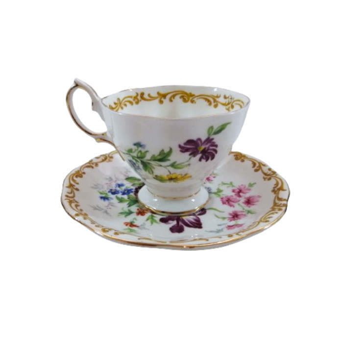 Royal Albert Bone China Nosegay Floral Duo