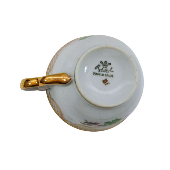 S.Paulo Porcelain Tea Cup and Saucer Duo
