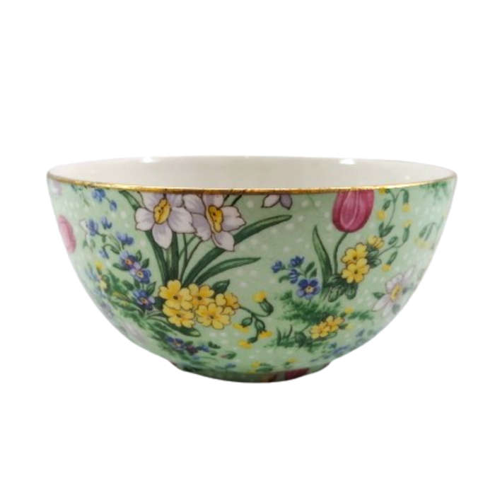 E Lijah Cotton Ltd,Lord Nelson Wear Green Tulip Sugar Bowl