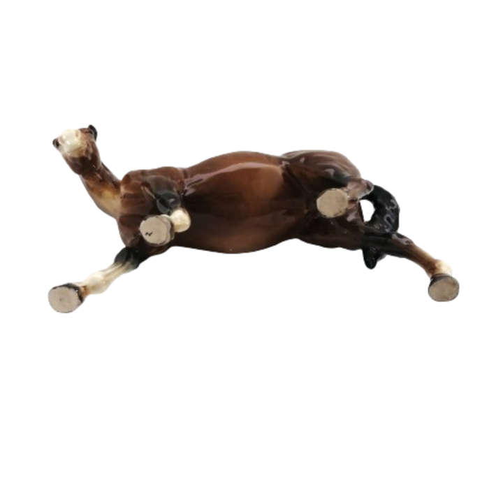 Beswick Brown Horse Figurine Mare Facing Left