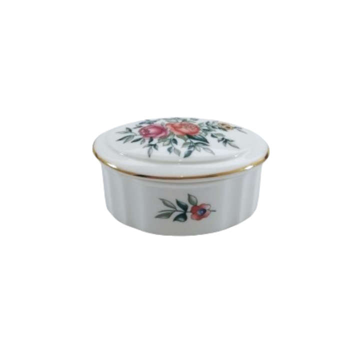 Wedgwood Avebury Round Fluted Trinket Lidded Dish