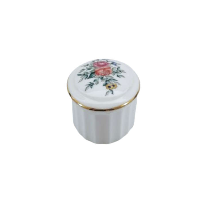 Wedgwood Avebury Round Fluted Trinket Lidded Dish