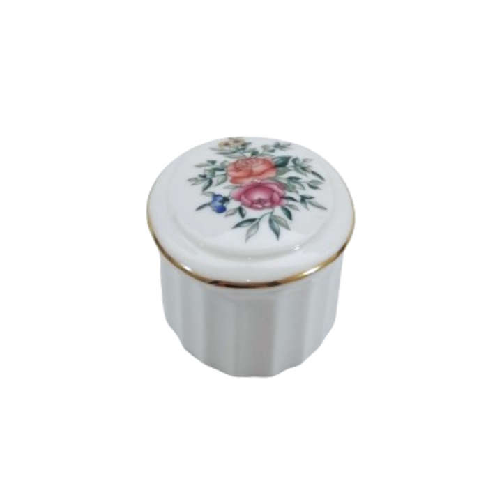 Wedgwood Avebury Round Fluted Trinket Lidded Dish