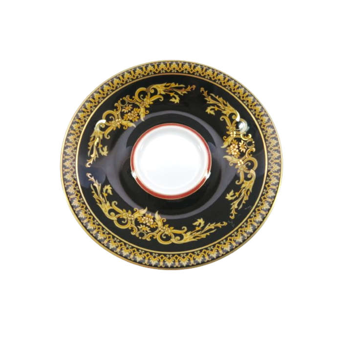 Rosenthal Versace Red Medusa Demitasse Cup and Saucer