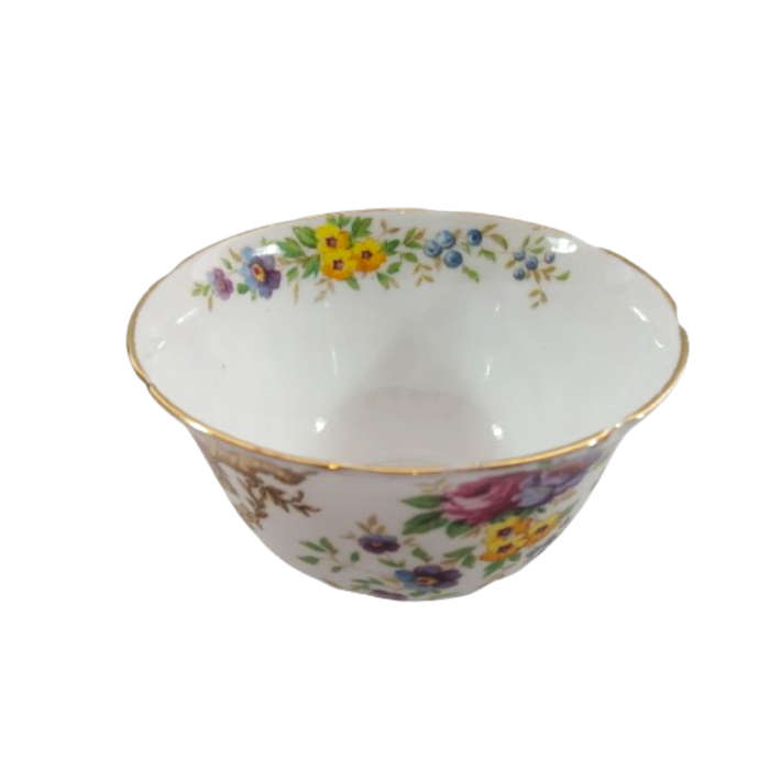 Tuscan Burgundy `Provence` Sugar Bowl - High Tea at Home