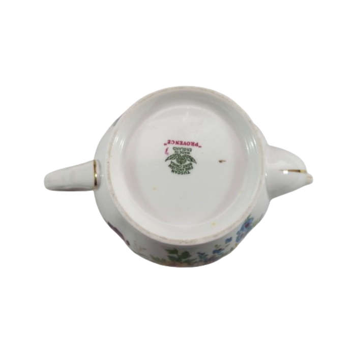 Tuscan Burgundy `Provence` Teapot Tea Pot- High Tea at Home