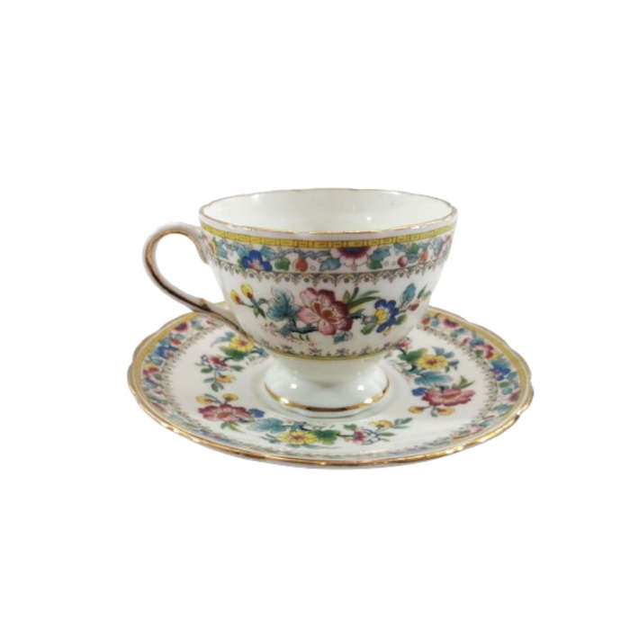 Foley Cup and Saucer Duo Set with Ming Rose