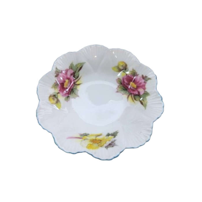 Shelley China Begonia Dainty Round Nut Or Bon Bon Dish
