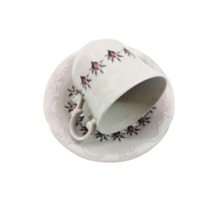 Huguenot Royal and La Rochelle Andante Cup and Saucer Plate Duo