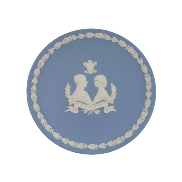 Wedgwood Blue Jasper July 1981 Royal Wedding Plate