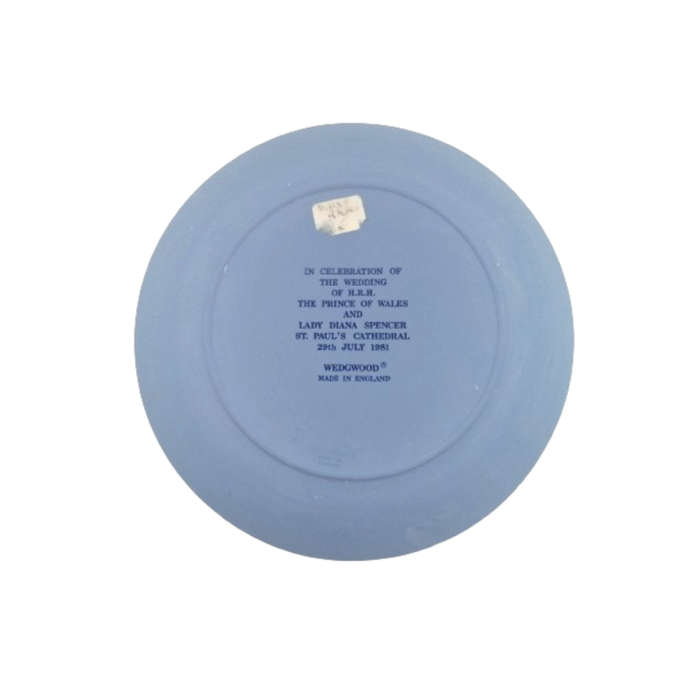 Wedgwood Blue Jasper July 1981 Royal Wedding Plate