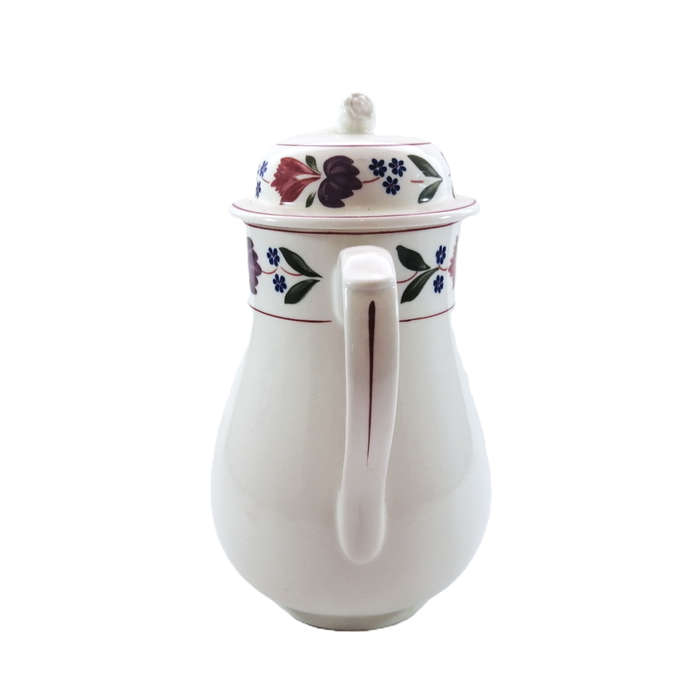 Adams Ironstone Pottery Tall Coffee pot in Old Colonial pattern