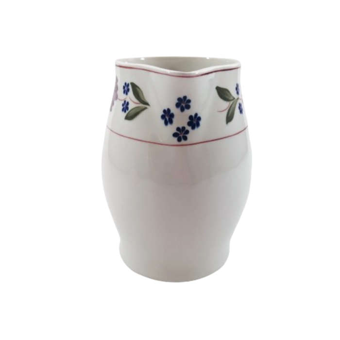 Adams Ironstone Pottery Tall Large Jug in Old Colonial pattern