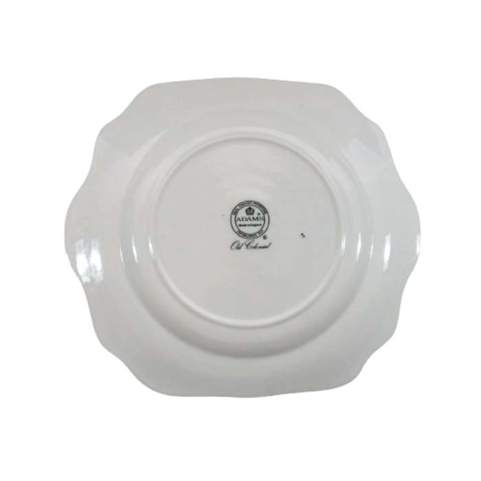 Adams Ironstone Pottery Large Eared Cake Plate