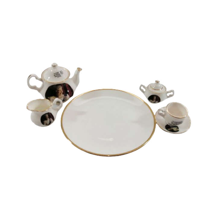 Commemorative Mini Tea Set for Queen Elizabeth 11 from 2002