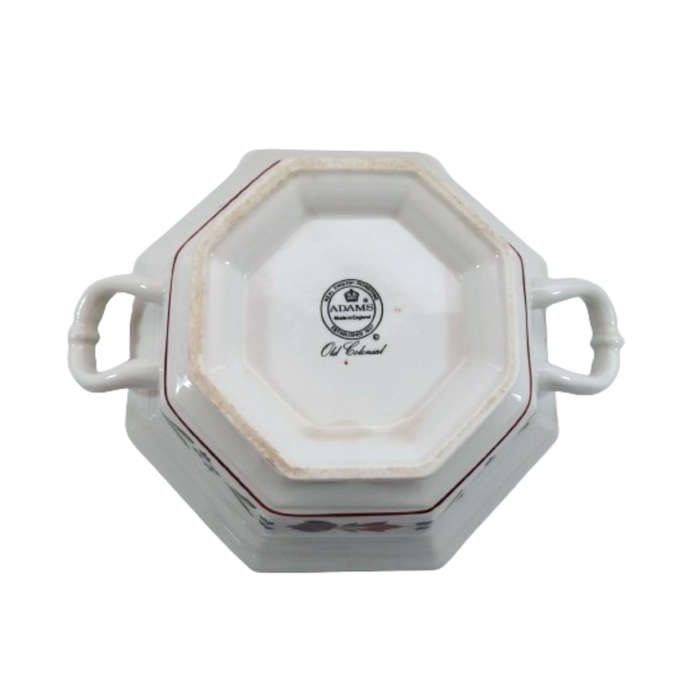 Adams Old Colonial Tureen Serving Dish with Lid & Handles English Ironstone