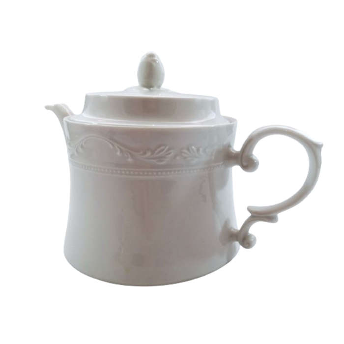 Huguenot Royal Beautiful White Porcelain Tea Pot