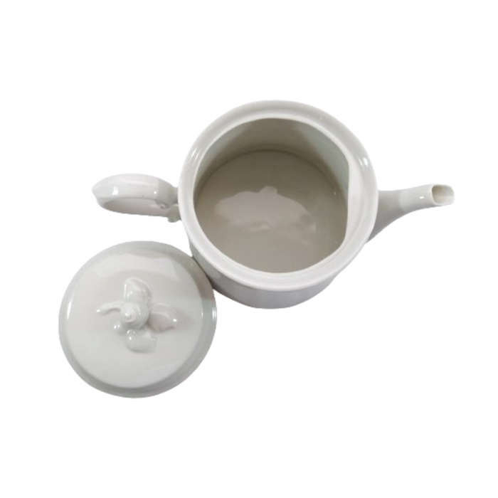 Huguenot Royal Beautiful White Porcelain Tea Pot