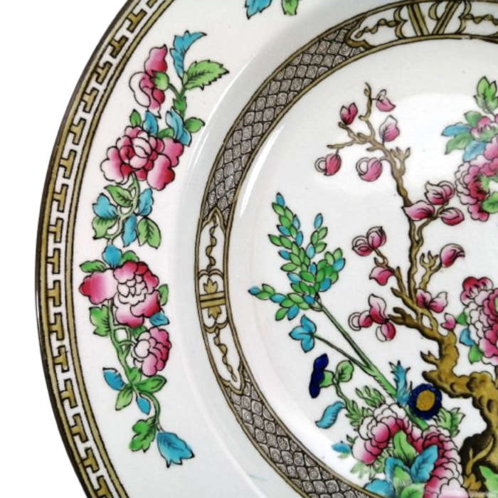Bridgwood 1930s Indian Tree wide trim Large Serving Bowl