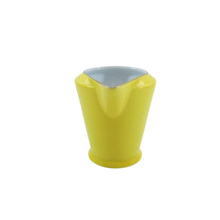 Art Deco Fine Bone China Yellow Art Deco Milk Jug
