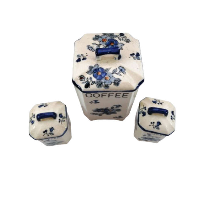 Vintage Ceramic Canisters Storage Jars