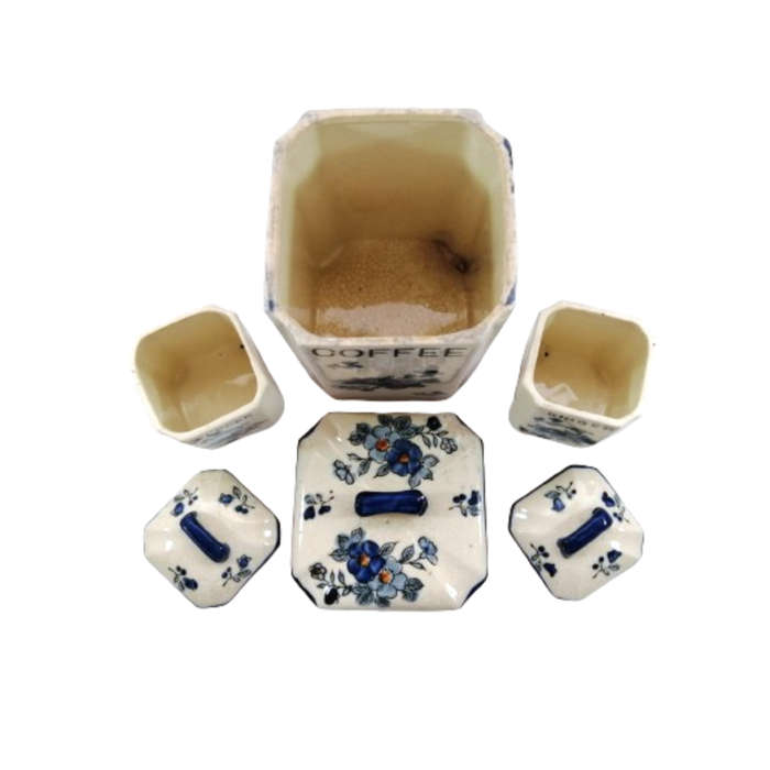 Vintage Ceramic Canisters Storage Jars