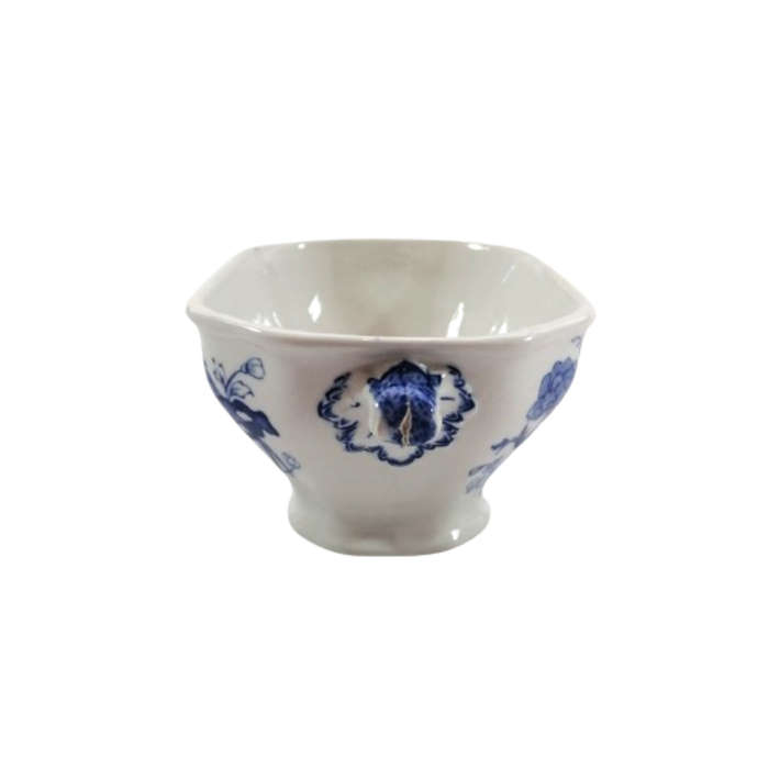 Mason`s Ironstone China Blue and White oblong serving bowl