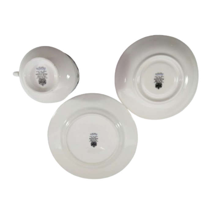 Paragon Coniston Tea Trio Blue on White