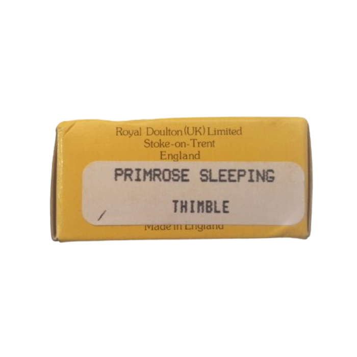 Royal Doulton Brambly Hedge China Thimble Primrose Sleeping, Boxed