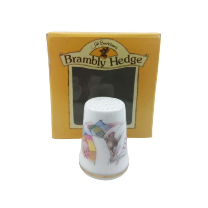 Royal Doulton Brambly Hedge China Thimble Primrose Sleeping, Boxed