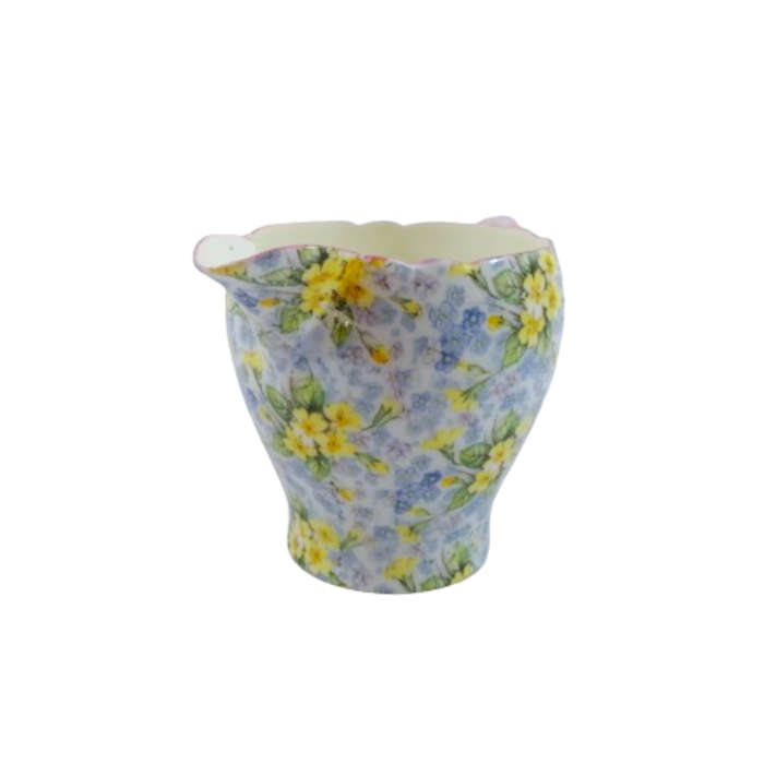 Shelley English Bone China English Creamer Milk Jug in the `Primrose Chintz`