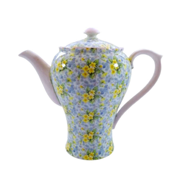 Shelley England coffee pot in Primrose Chintz Pattern `Primrose Chintz`