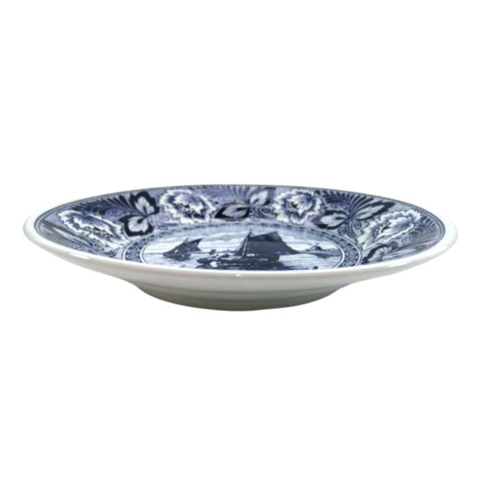 Holland Delft Bosh Decorative Wall Plate Sailing Ships