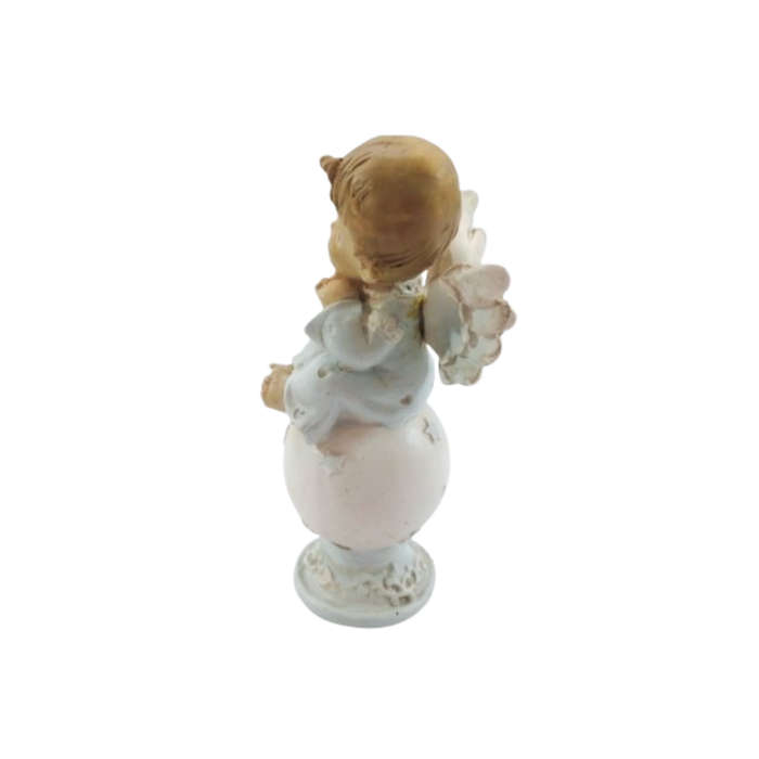 Sweet Angel Child Figurine Sat on a Ball