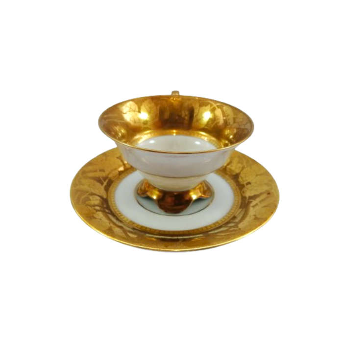 Hutschenreuther duo Demitasse Gold Cup and Saucer